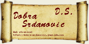 Dobra Srdanović vizit kartica